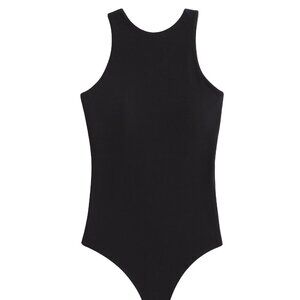 Abercrombie Double-Layered Seamless Fabric Scuba Bodysuit - Black - Extra Small
